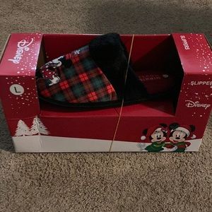 Holiday Minnie and Mickey Slippers